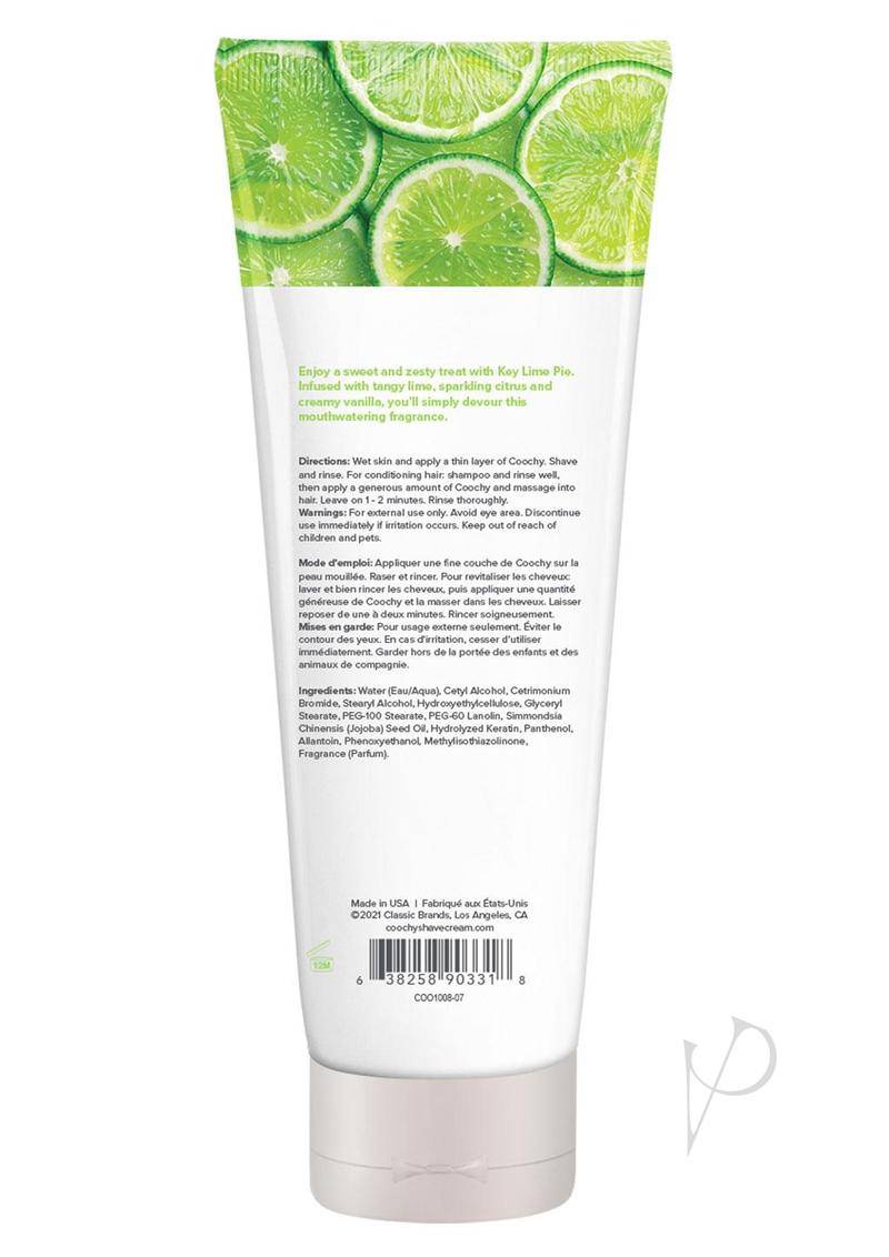 Coochy Shave Cream Key Lime Pie 7.2oz - Chambre Rouge