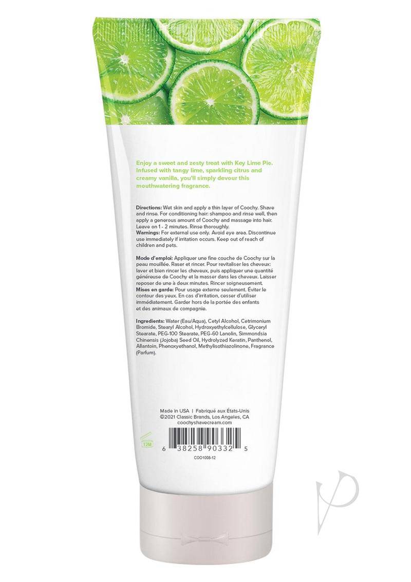 Coochy Shave Cream Key Lime Pie 12.5oz - Chambre Rouge