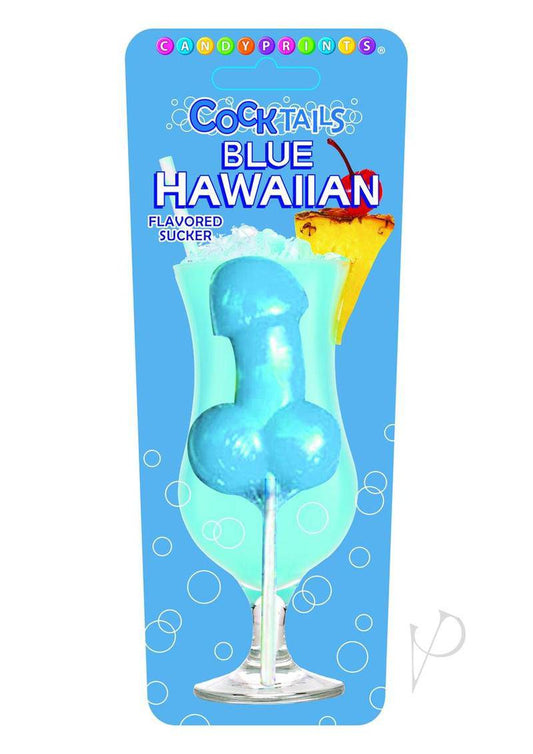 Candy Prints Blue Hawaiian Cocktail Sucker