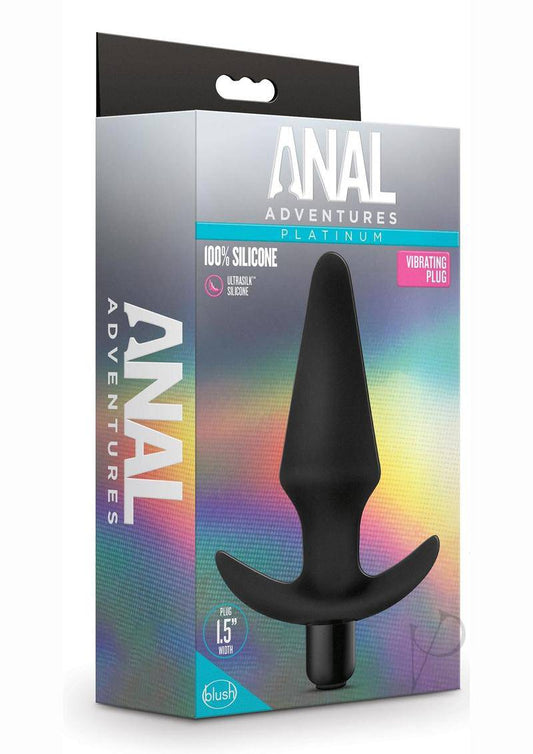 Anal Adv Platinum Silicone Vibe Plug - Chambre Rouge