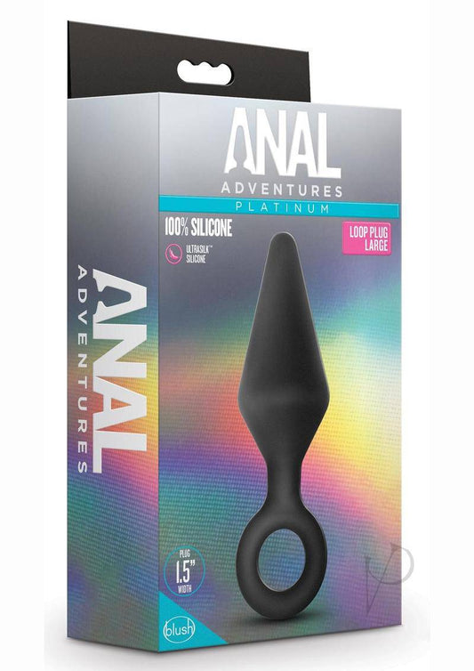 Anal Adventure Platinum Loop Plug Lg - Chambre Rouge