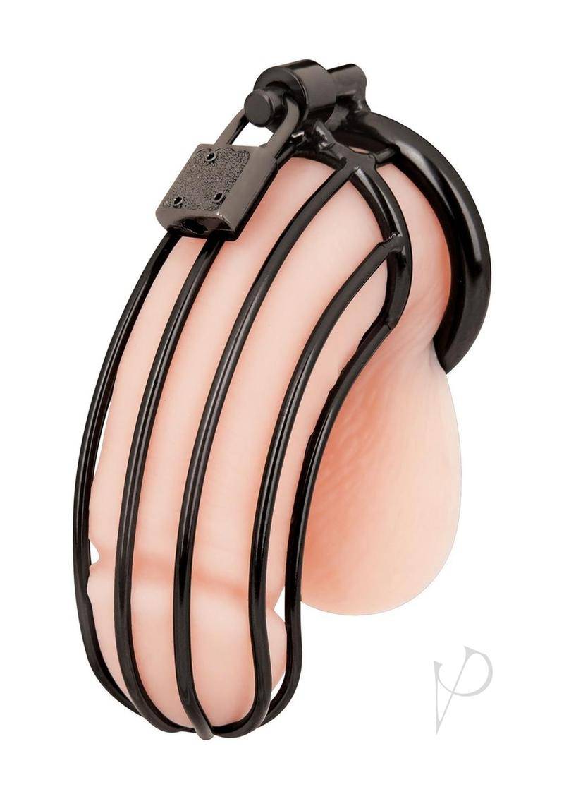 Prisoner Cock Cage - Black - Chambre Rouge