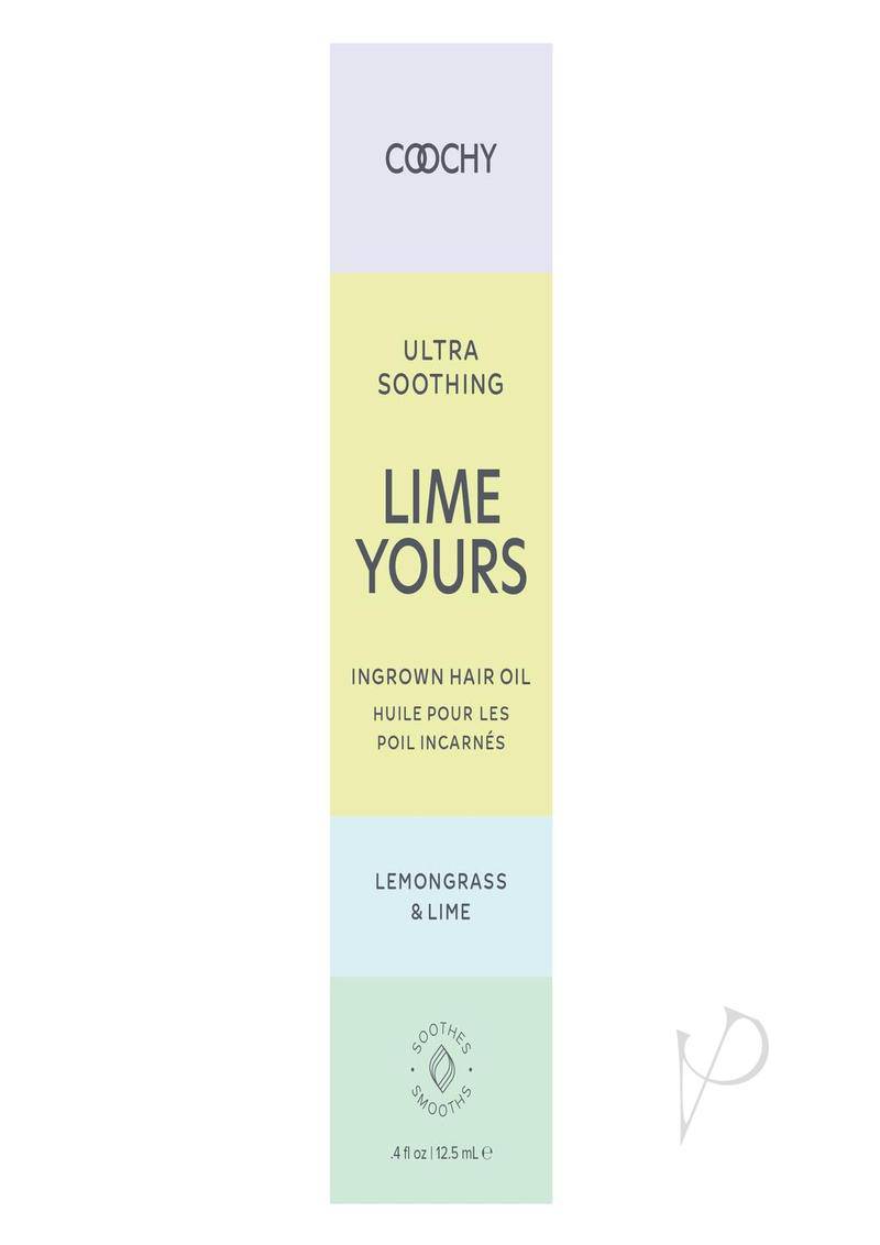 Coochy Ultra Soothing Lime Yours Ingrown Hair Oil Lemongrass Lime .5oz. - Chambre Rouge