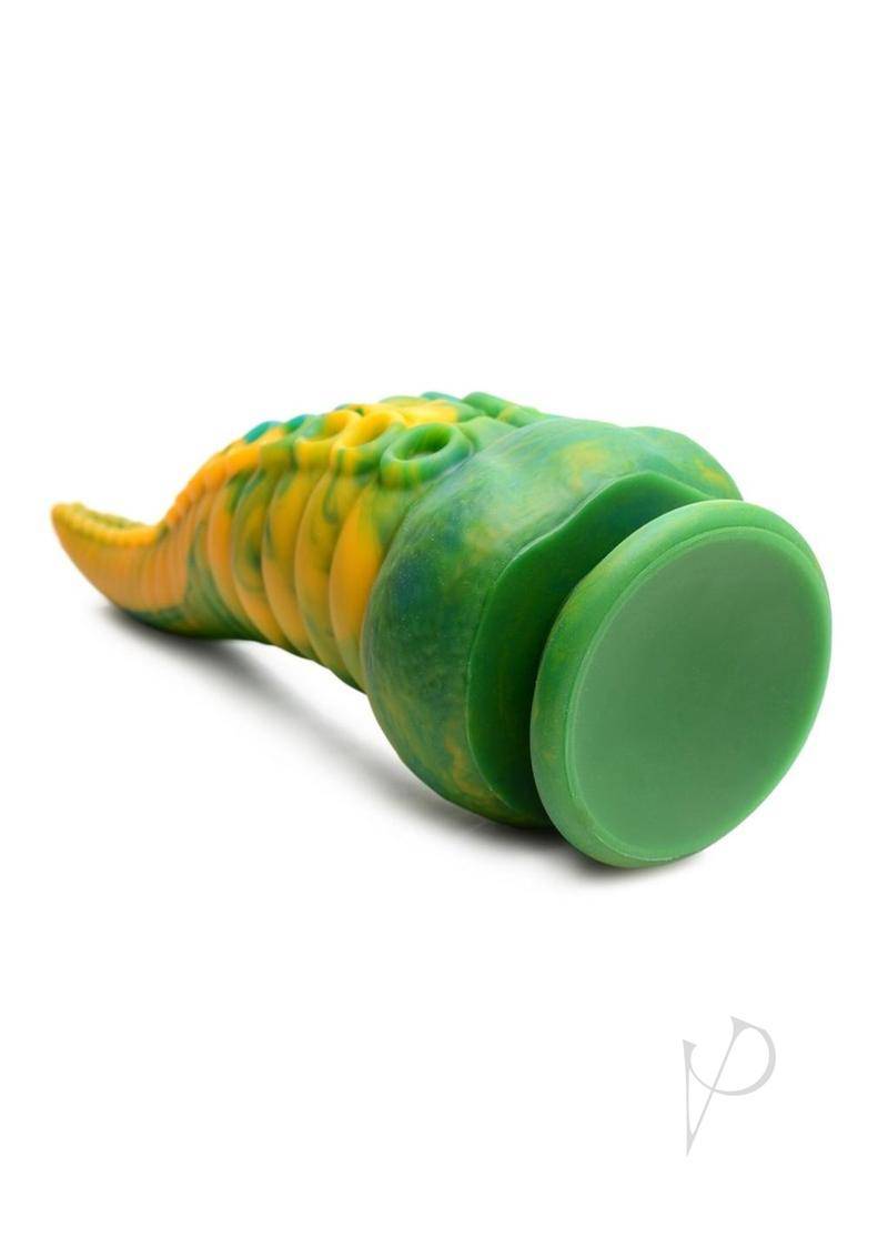 Creature Cocks Monstropus Tentacled Monster Silicone Dildo - Green/Yellow/Blue - Chambre Rouge