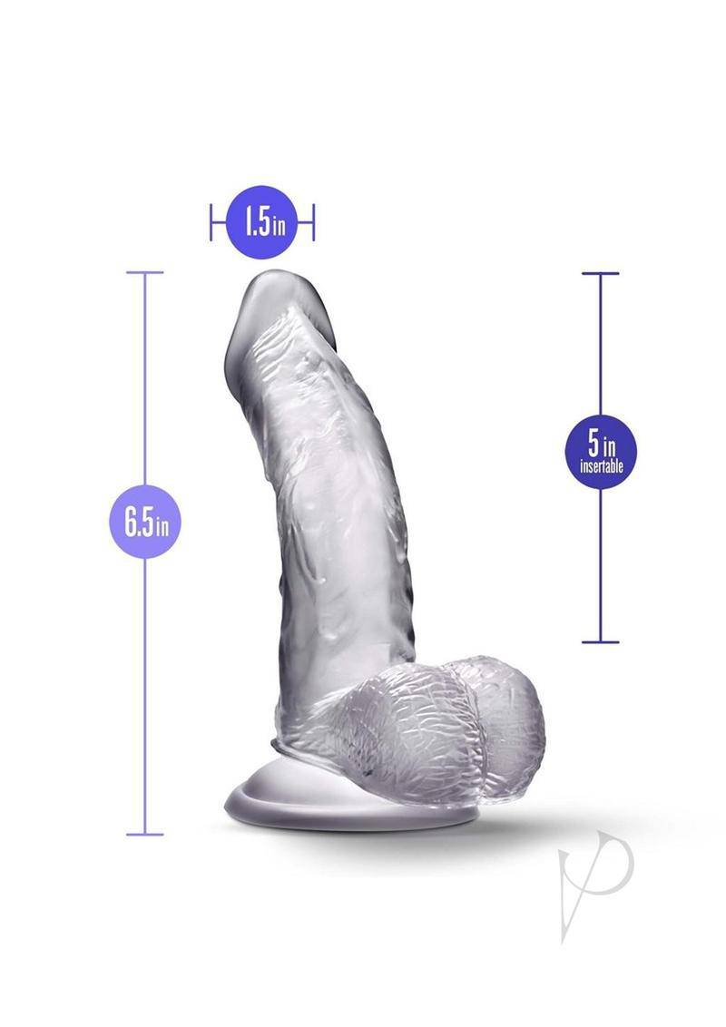 B Yours Diamond Sparkle Dildo 6.5in - Clear - Chambre Rouge