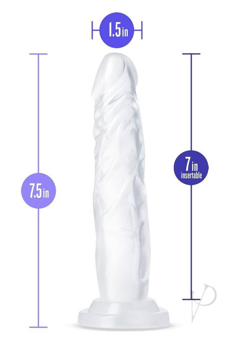 B Yours Diamond Crystal Dildo 7.5in - Clear - Chambre Rouge