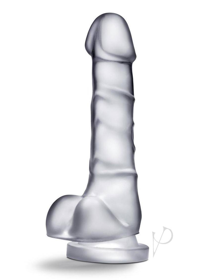 B Yours Diamond Quartz Dildo 7.5in - Clear - Chambre Rouge