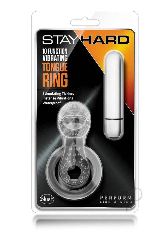 Stay Hard Vibrating Tongue Ring - Chambre Rouge