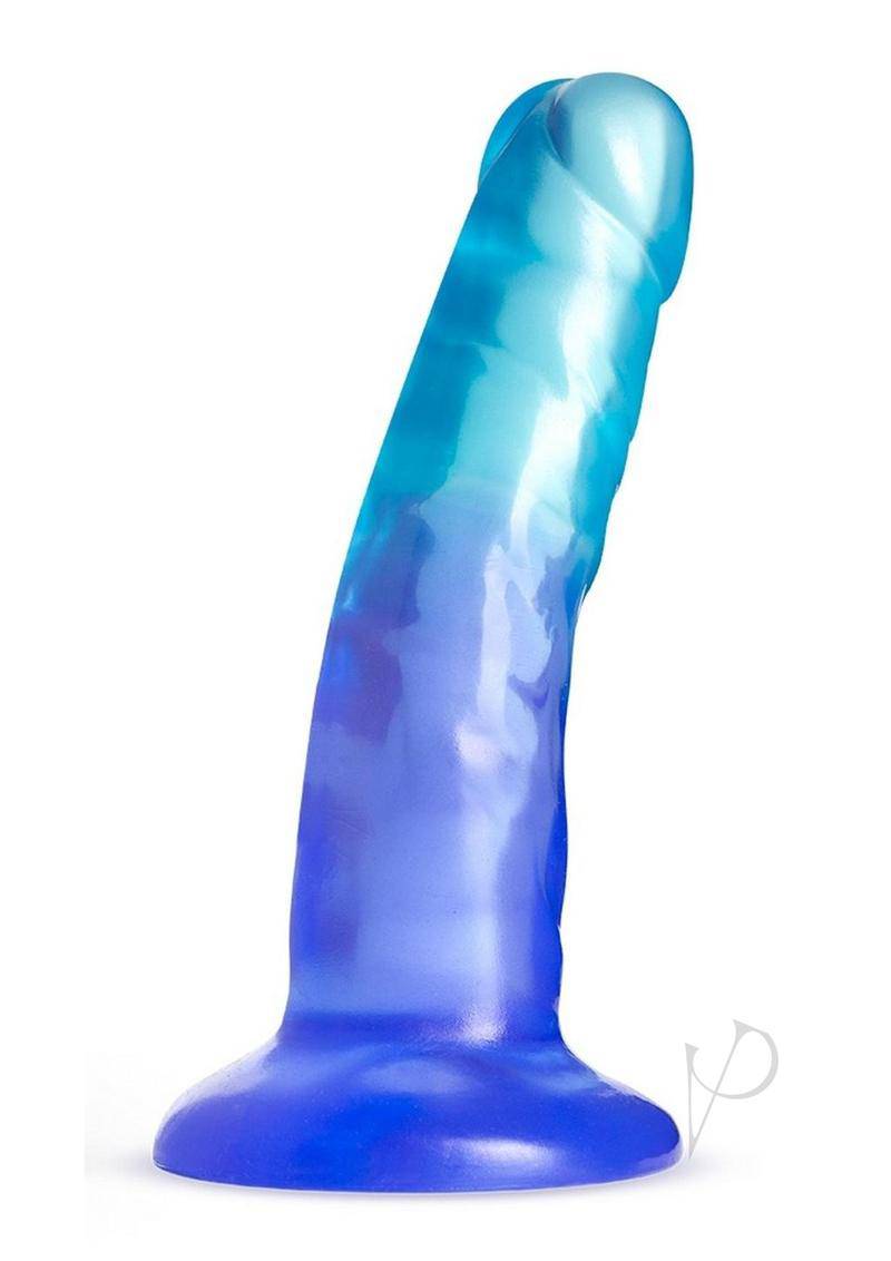 B Yours Morning Dew Dildo 5in Sapphire - Blue/Aqua - Chambre Rouge