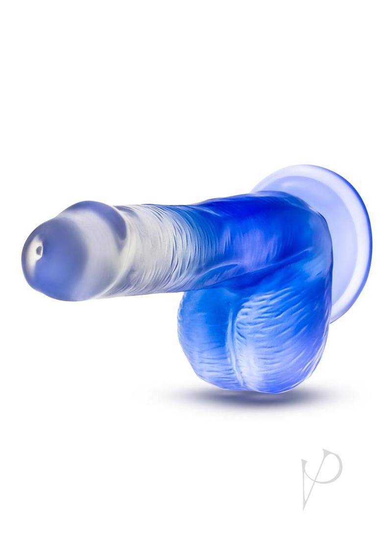 B Yours Stilla Blue Dildo 6in - Blue/Clear - Chambre Rouge