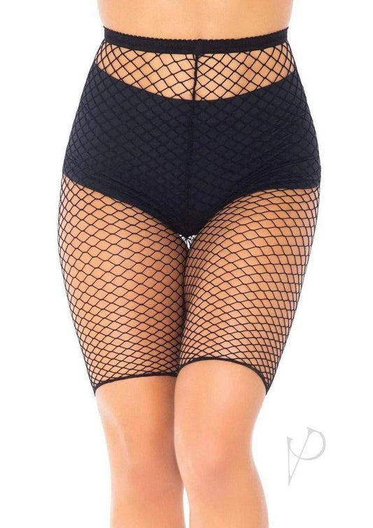 Industrial Net Biker Shorts Os Black - Chambre Rouge