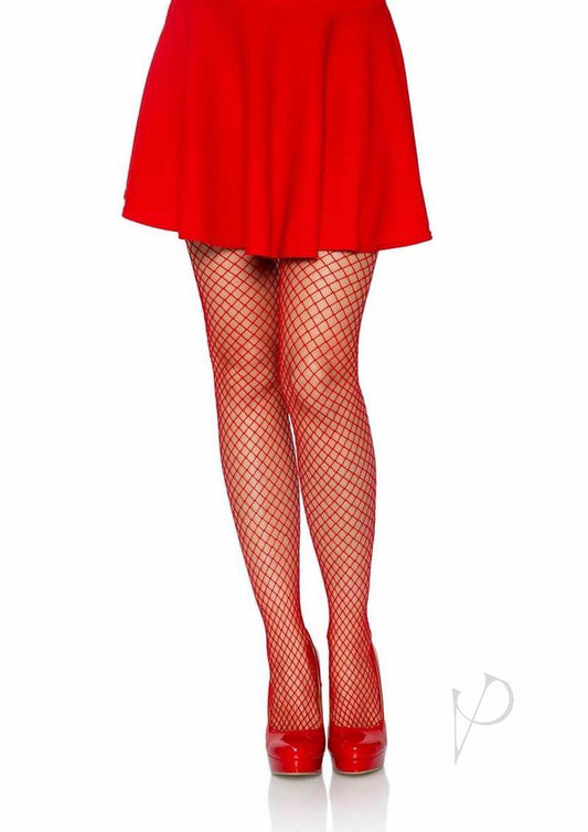 Spandex Industrial Net Tights Os Red - Chambre Rouge