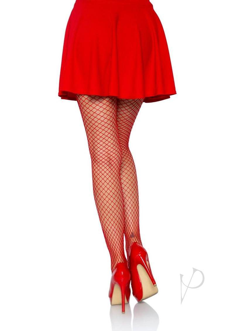 Spandex Industrial Net Tights Os Red - Chambre Rouge