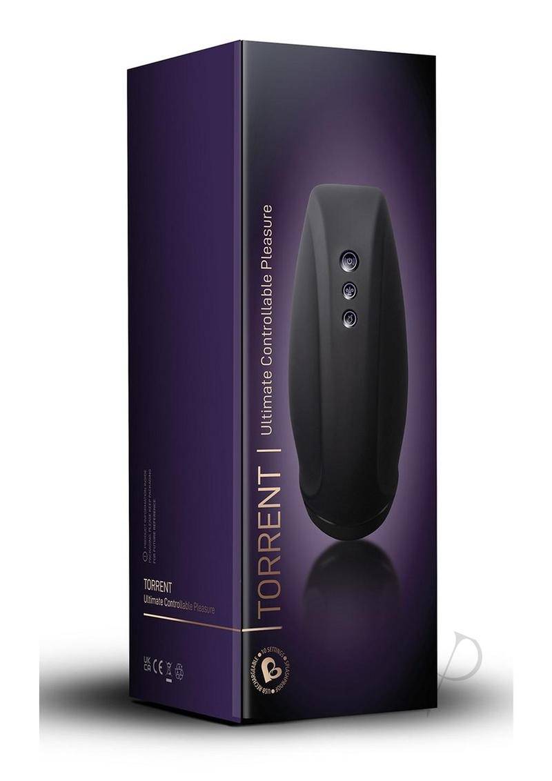 Torrent Vibrating Stroker - Black - Chambre Rouge