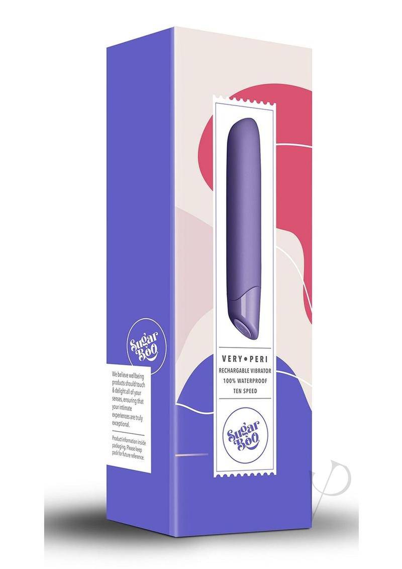 Sugar Boo Very Peri Rechargeable Vibrator - Blue - Chambre Rouge