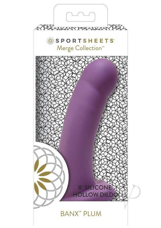 Banx Hollow Dildo 8in - Plum - Chambre Rouge