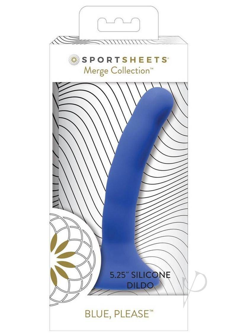 Please Silicone Dildo 5.25in - Blue - Chambre Rouge