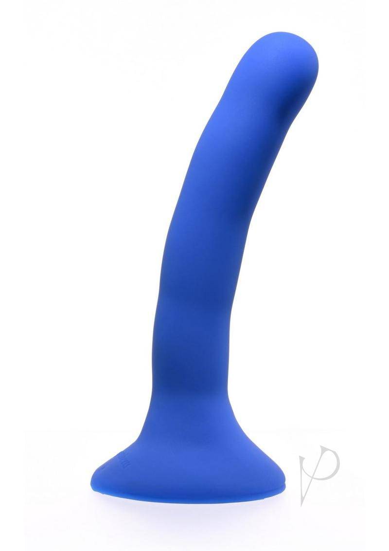 Please Silicone Dildo 5.25in - Blue - Chambre Rouge