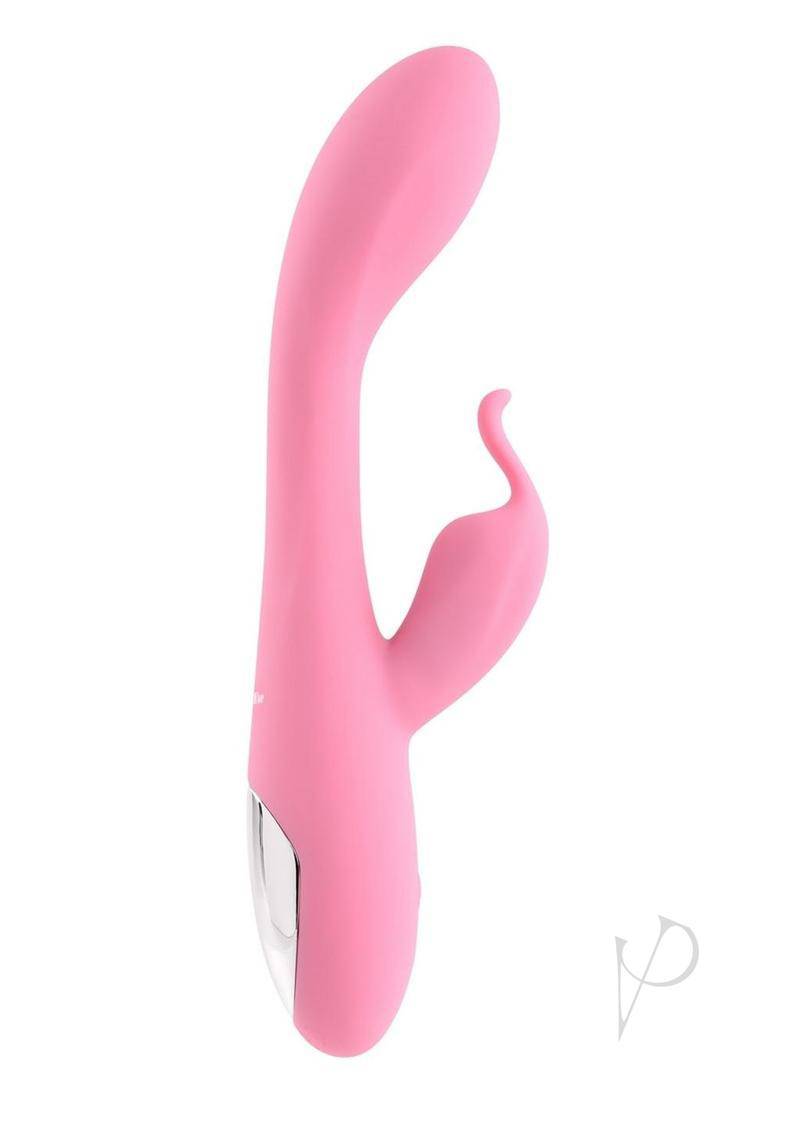 Adam & Eve Eve's Rechargeable Slimline Rabbit - Pink - Chambre Rouge