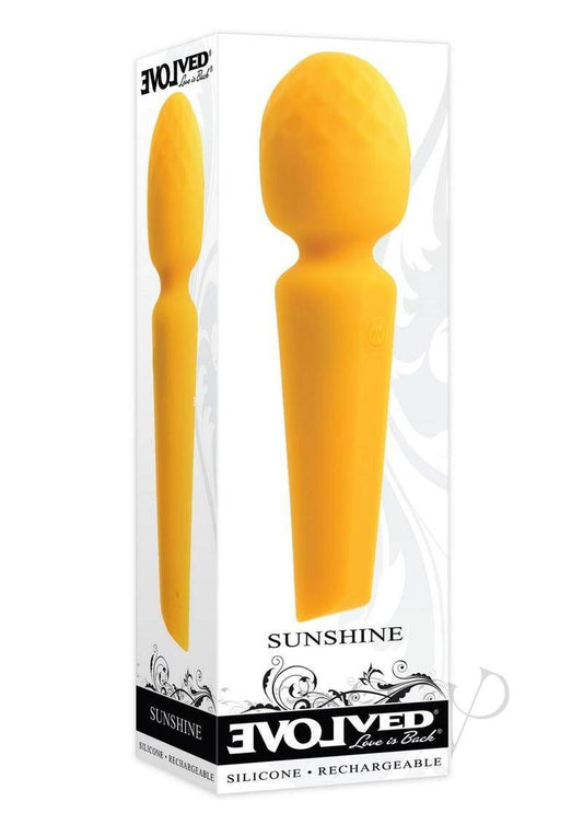 Sunshine Rechargeable Silicone Vibrator - Yellow - Chambre Rouge