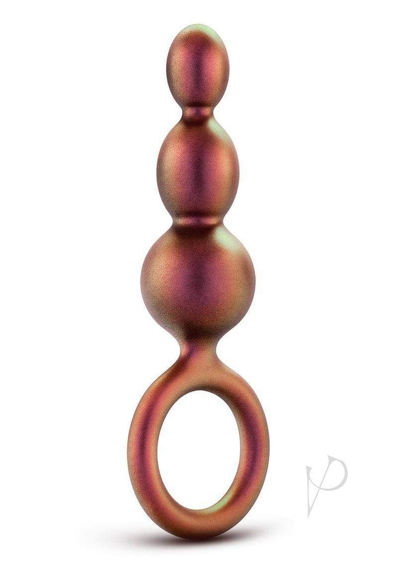 Anal Adventures Matrix Beaded Loop Silicone Plug - Copper - Chambre Rouge