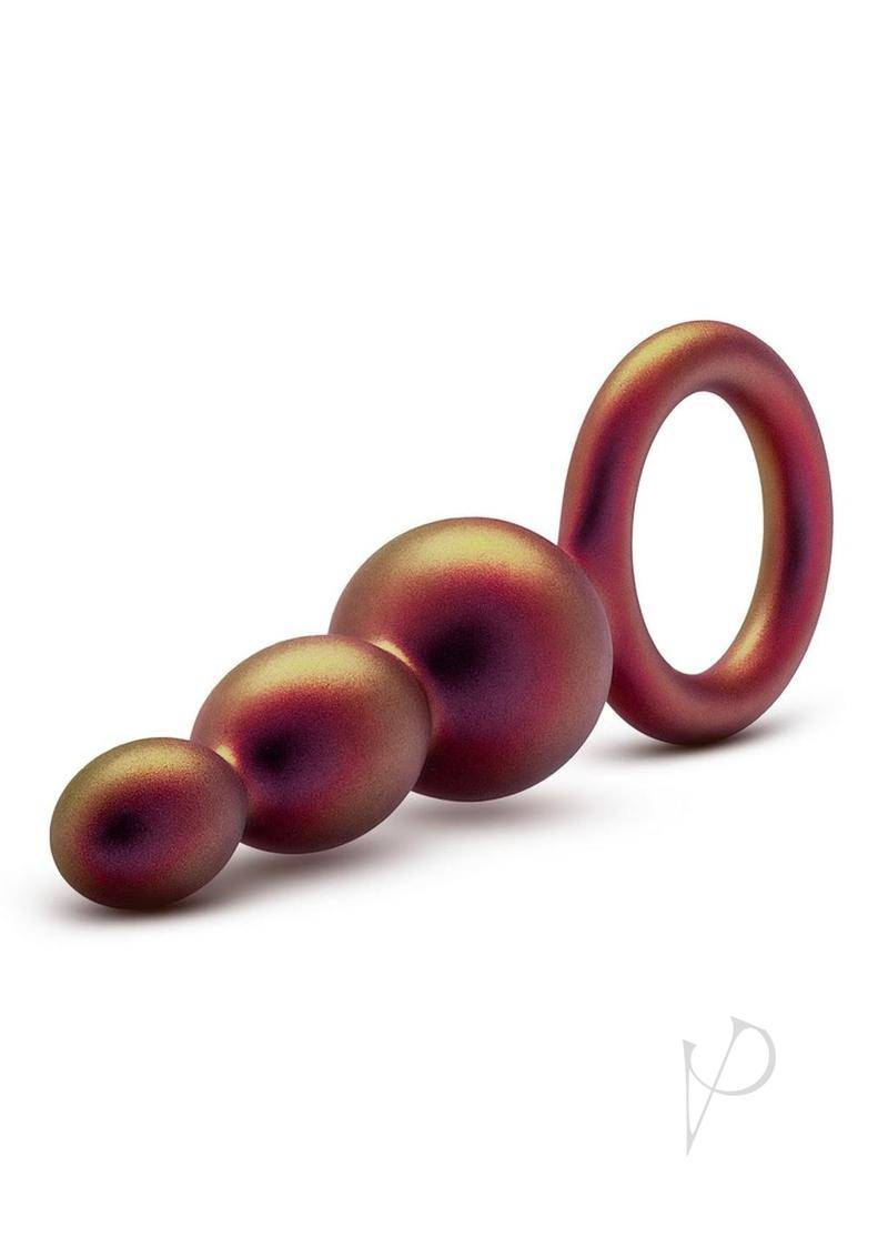 Anal Adventures Matrix Beaded Loop Silicone Plug - Copper - Chambre Rouge