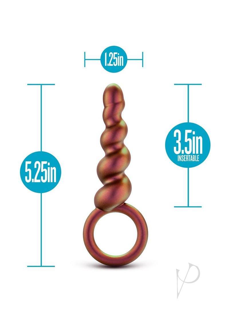 Anal Adventures Matrix Spiral Loop Silicone Plug - Copper - Chambre Rouge