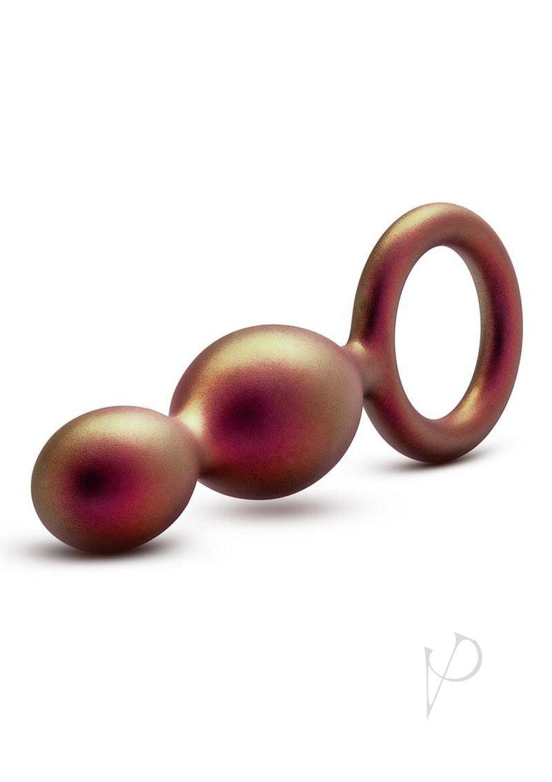 Anal Adventures Matrix Duo Loop Silicone Plug - Copper - Chambre Rouge