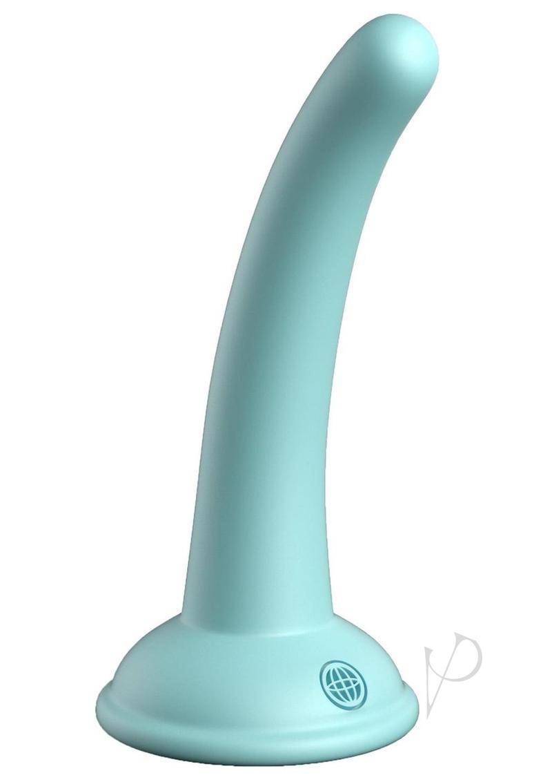 Dillio Platinum Curious Five Silicone Dildo 5in - Teal - Chambre Rouge