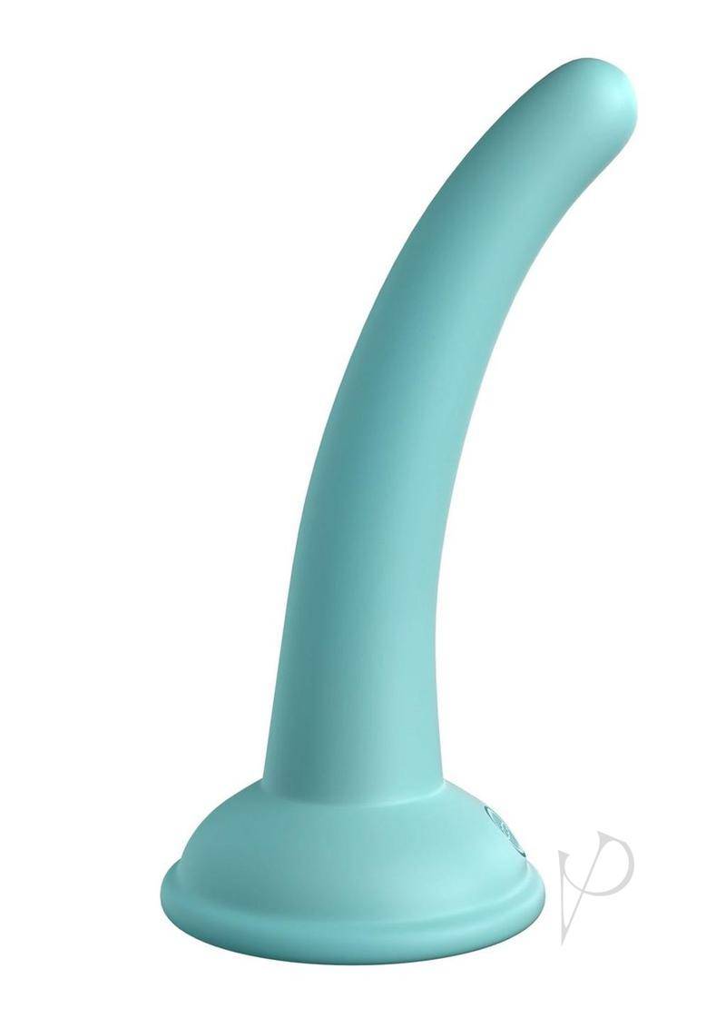 Dillio Platinum Curious Five Silicone Dildo 5in - Teal - Chambre Rouge