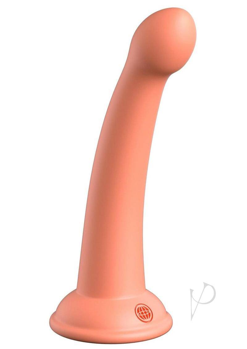 Dillio Platinum Secret Explorer Silicone Dildo 6in - Orange - Chambre Rouge