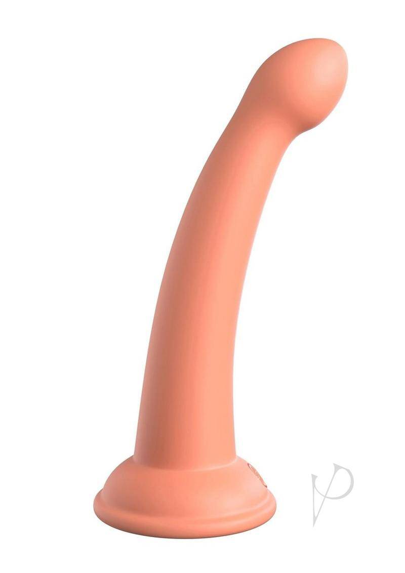 Dillio Platinum Secret Explorer Silicone Dildo 6in - Orange - Chambre Rouge