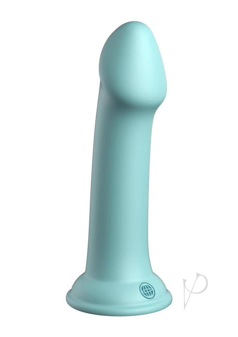 Dillio Platinum Big Hero Silicone Dildo 6in - Teal - Chambre Rouge