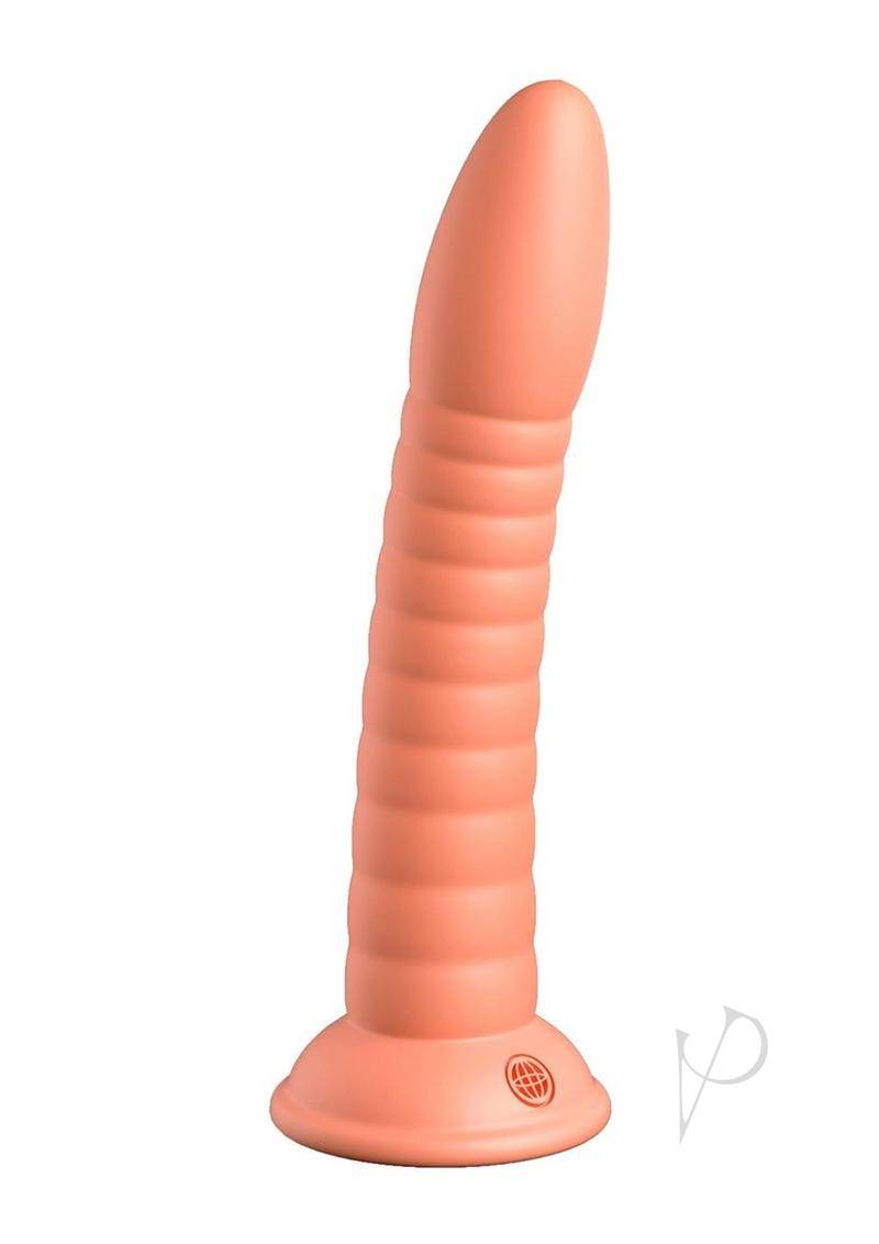 Dillio Platinum Wild Thing Silicone Dildo 7in - Orange - Chambre Rouge