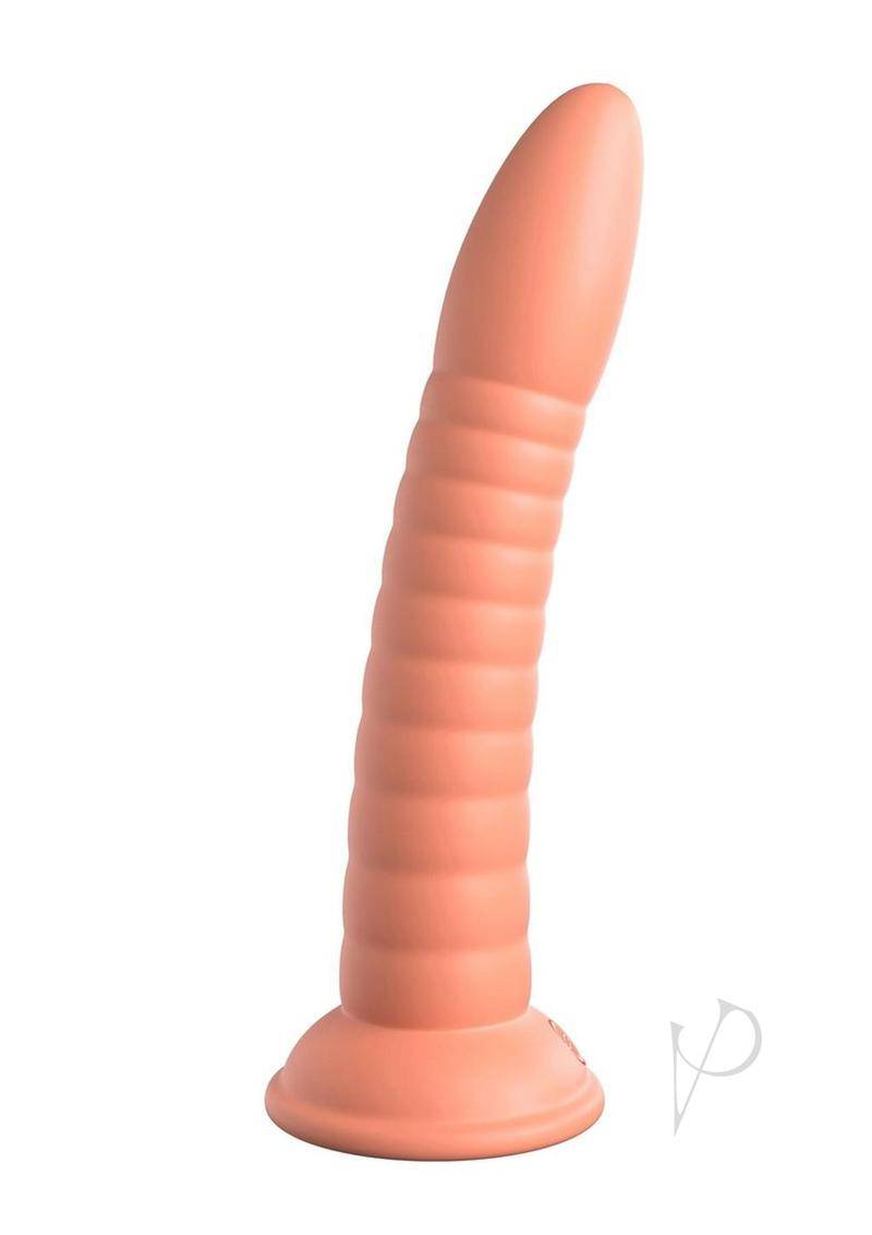 Dillio Platinum Wild Thing Silicone Dildo 7in - Orange - Chambre Rouge