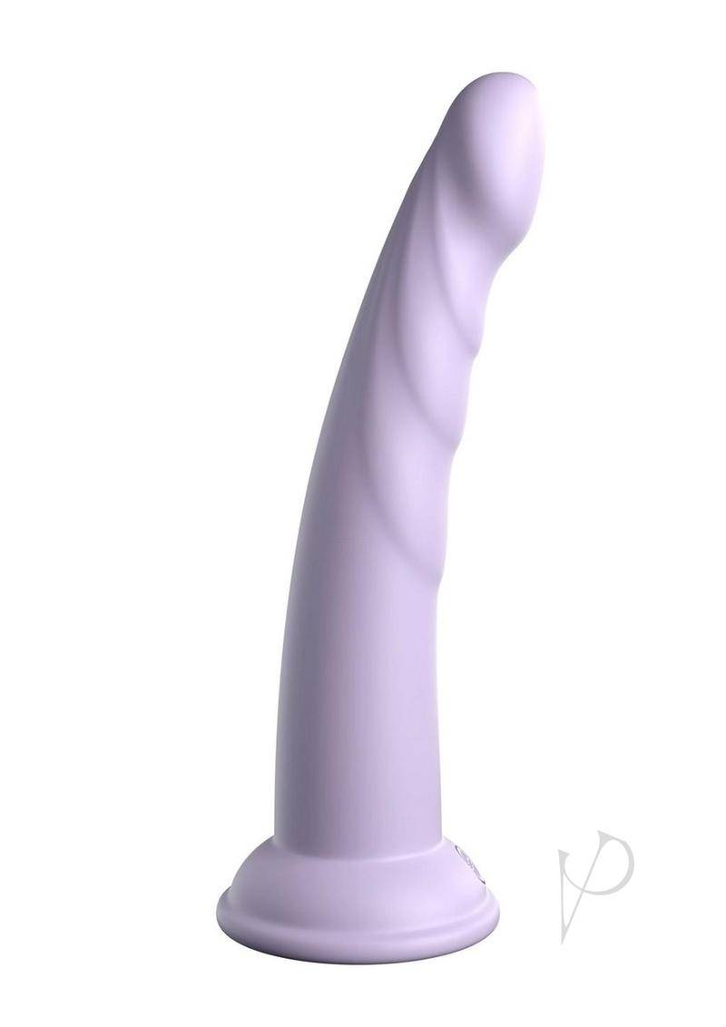 Dillio Platinum Slim Seven Silicone Dildo 7in - Lavender - Chambre Rouge