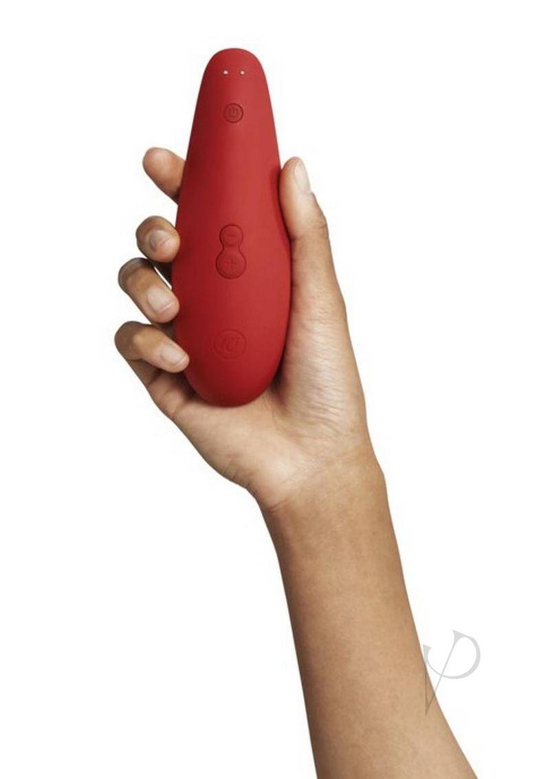 Womanizer Marilyn Monroe Special Edition Rechargeable Clitoral Stimulator - Vivid Red - Chambre Rouge