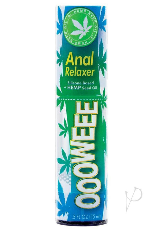 Ooowee Anal Relaxer Silicone Lubricant with Hemp .5oz - Chambre Rouge
