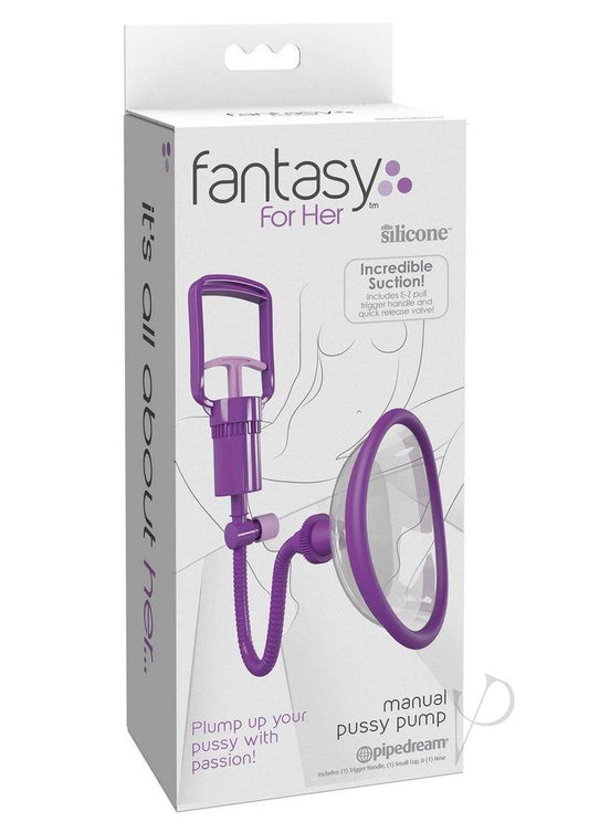 Fantasy For Her Manual Pussy Pump - Purple/Clear - Chambre Rouge