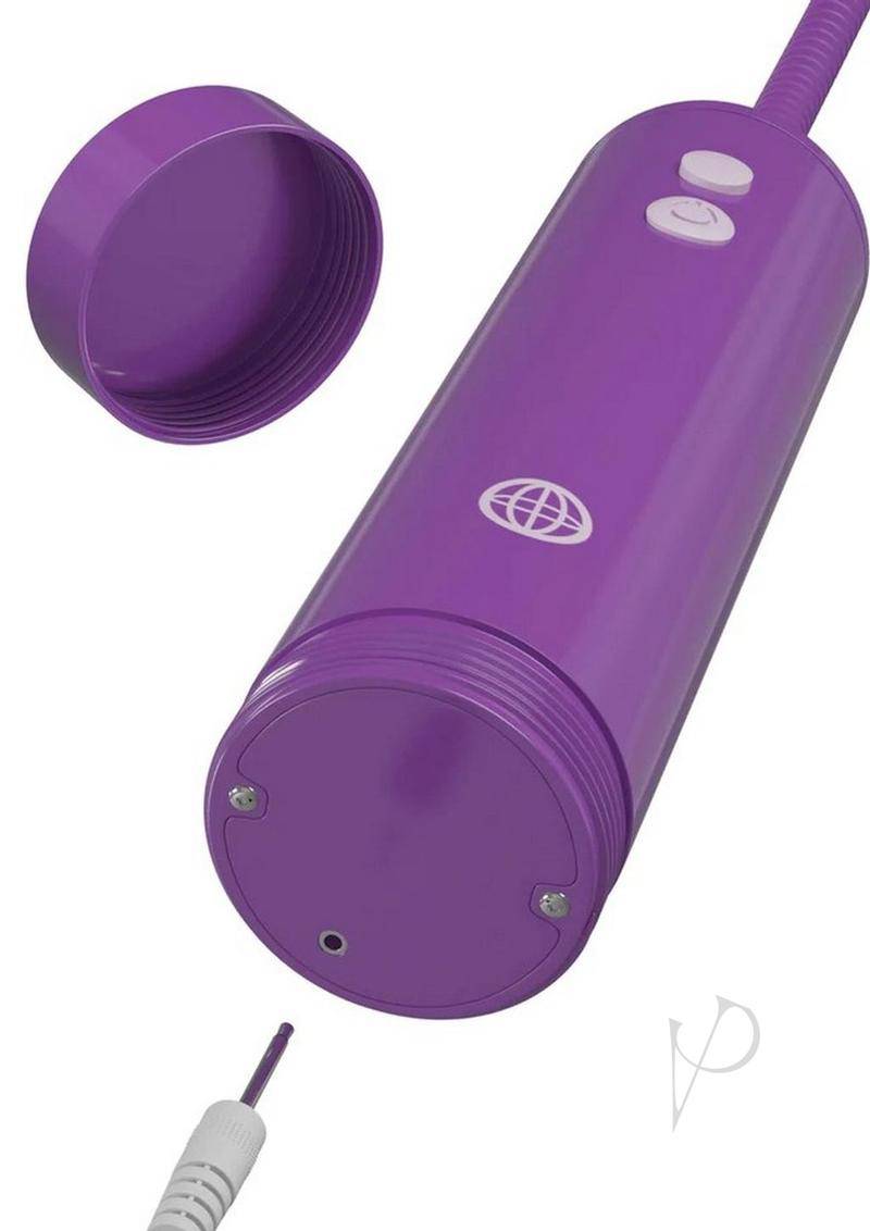 Fantasy For Her Rechargeable Pleasure Pump Kit with Remote Control - Purple/Clear - Chambre Rouge