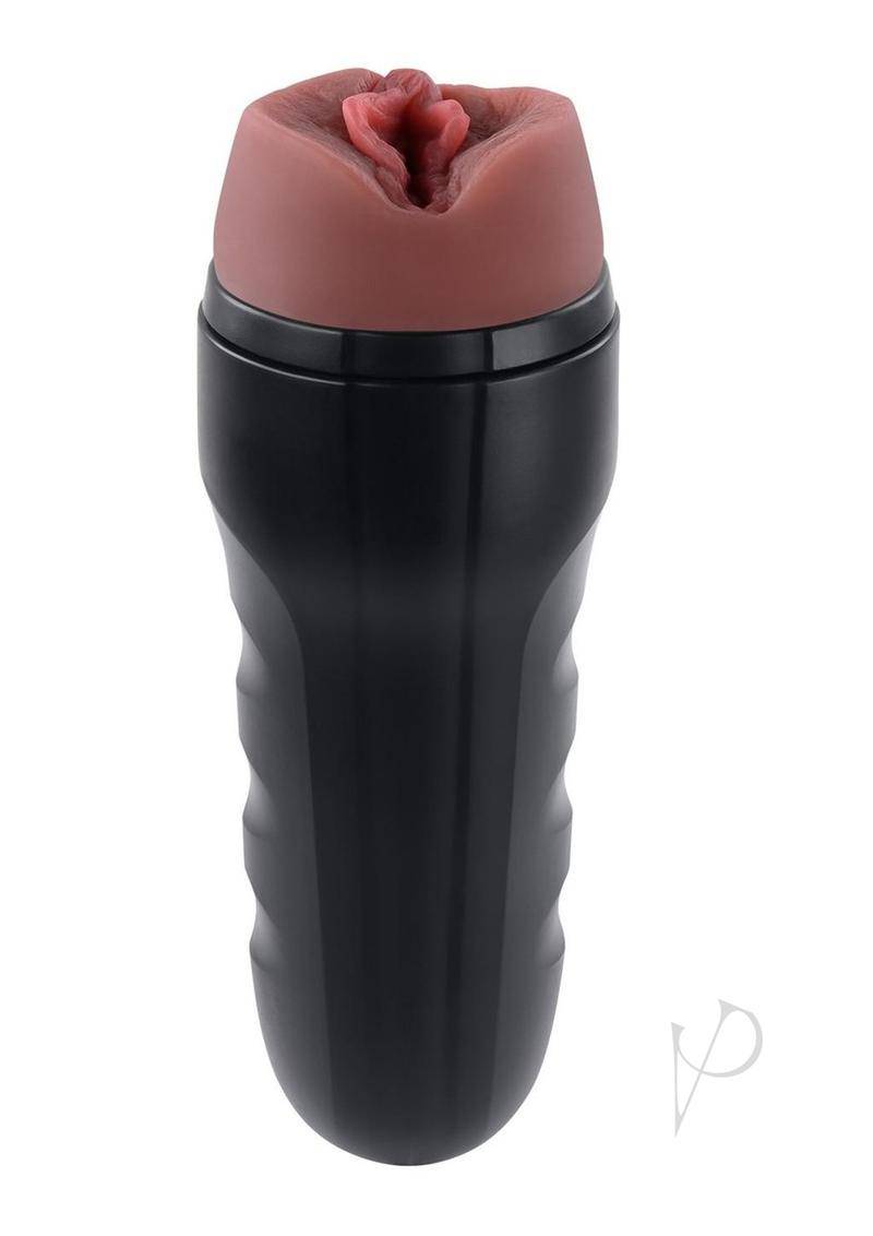 Zero Tolerance Grip It Realistic Pussy Stroker - Chocolate - Chambre Rouge