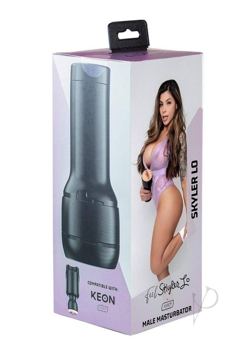 Kiiroo Feel Skyler Lo Interactive Masturbator - Pussy - Black/Vanilla - Chambre Rouge