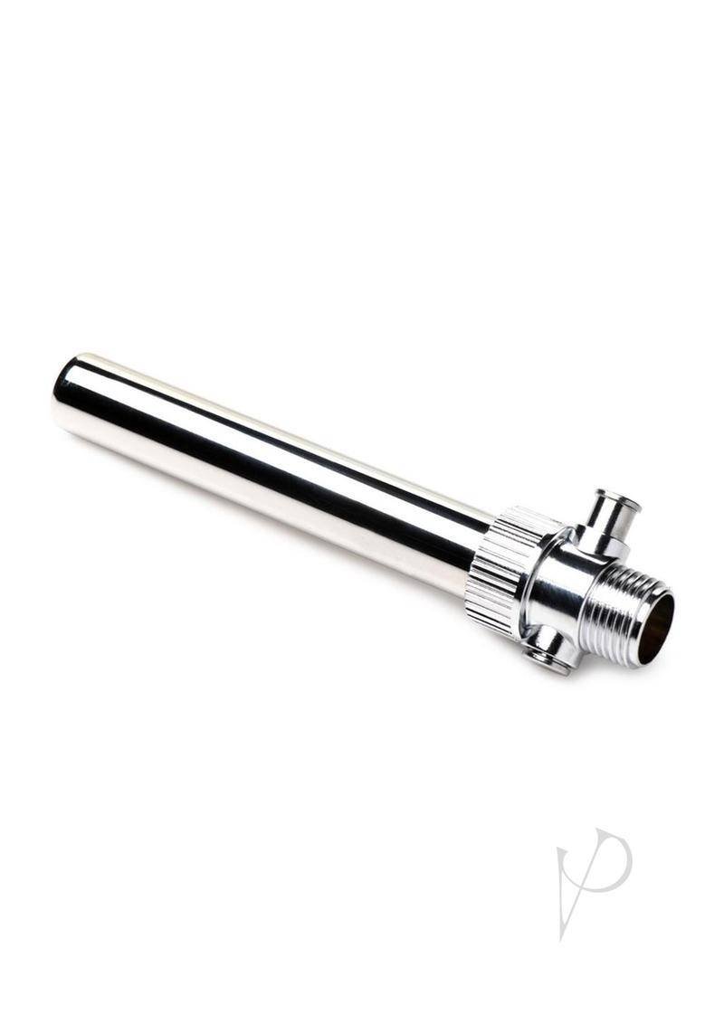 CleanStream Enema Nozzle Stainless Steel with Push Valve - Chambre Rouge