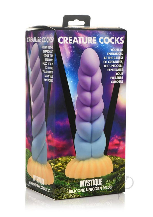 Creature Cocks Silicone Unicorn Dildo - Multicolored - Chambre Rouge