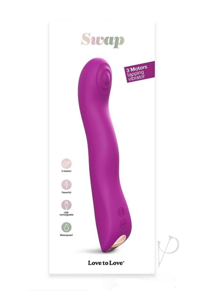 Swap Rechargeable Silicone Anal Vibrator - Sweet Orchid - Chambre Rouge