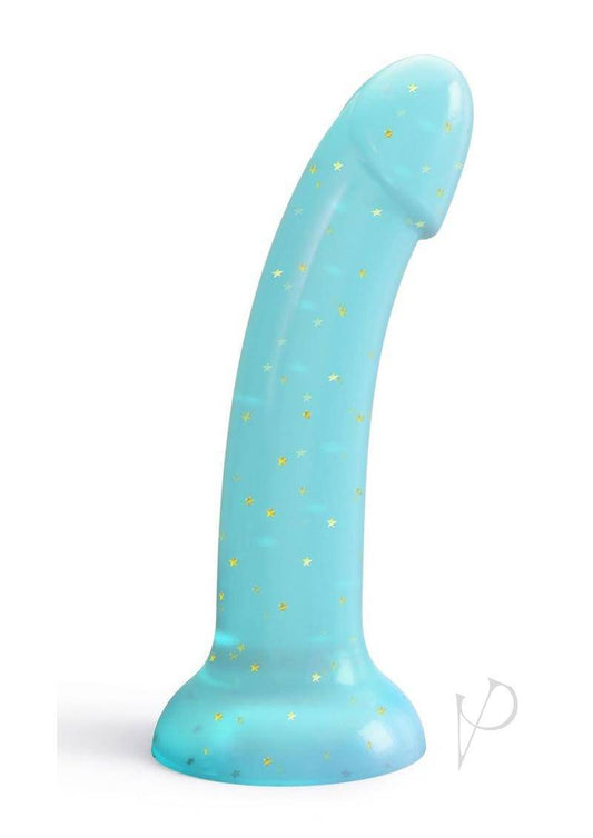 Dildolls Nightfall Silicone Dildo - Teal/Gold - Chambre Rouge