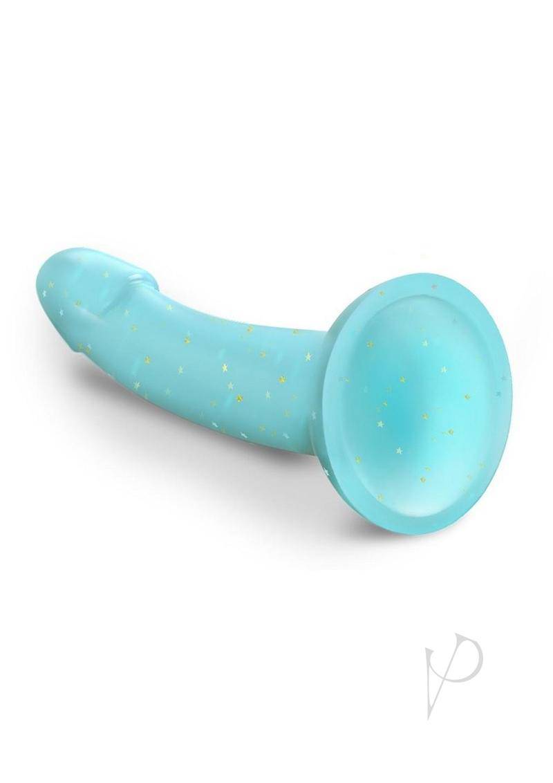 Dildolls Nightfall Silicone Dildo - Teal/Gold - Chambre Rouge