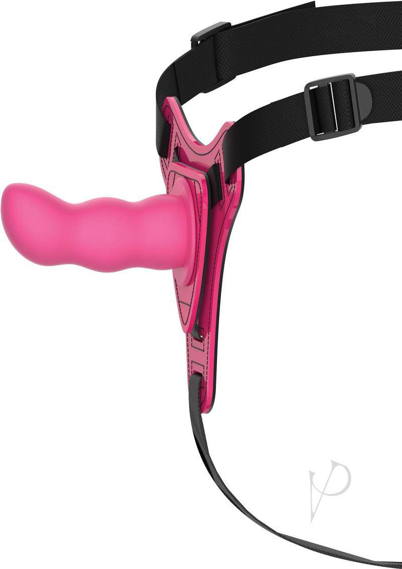 Stardust Switch Hitter Adjustable Silicone Strap-On - Pink - Chambre Rouge