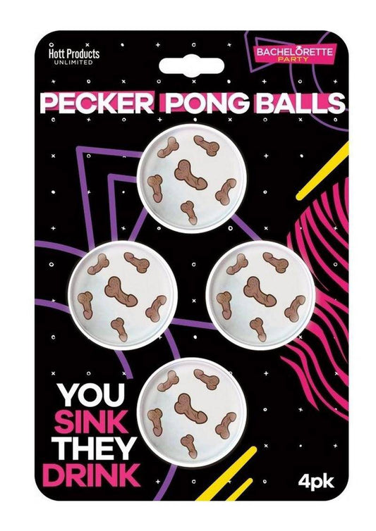 Pecker Beer Pong Balls 4pk-0