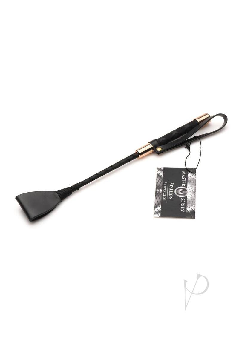 Ms Stallion Riding Crop 12 Black-0